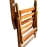Set of two folding armchairs from the Reguitti brand