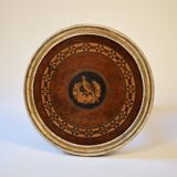 Victorian Marquetry Round Side Table, 1870s