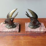 Art Deco Bird Bookends