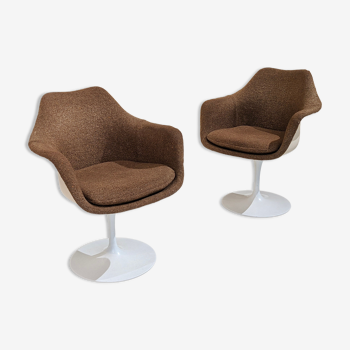 Set of 4 armchairs "Tulip" made by Eero Saarinen for Knoll