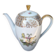 Théière / Cafetière Vintage en Porcelaine de Bavaria - Décor Oiseaux E