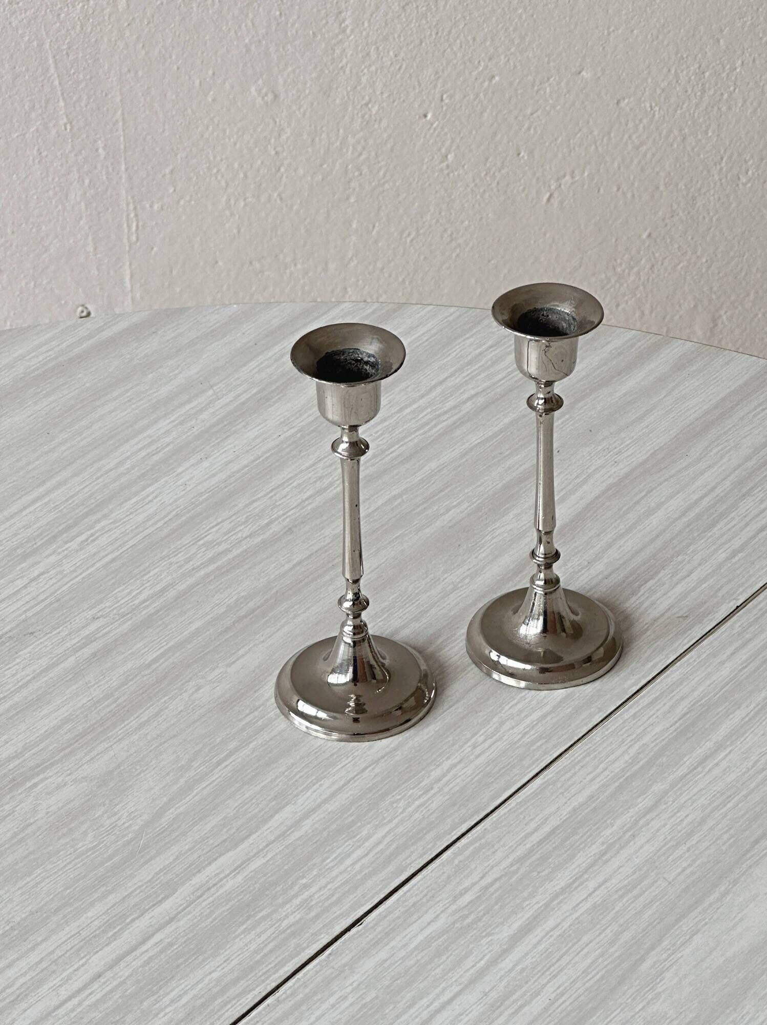 Duo mini metal candle holders