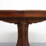 eettafel Lubke notenhout verlengbaar ovaal