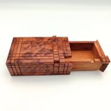 Secret box made of noble thuya wood