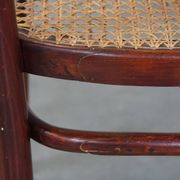 Chaise de bistrot originale vintage design Thonet avec assise mate