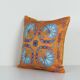 Vintage embroidered cushion cover 48x48 cm