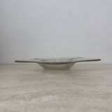 Antique bowl Willem Jacob Rozendaal for  Kristalunie Maastricht Coquille