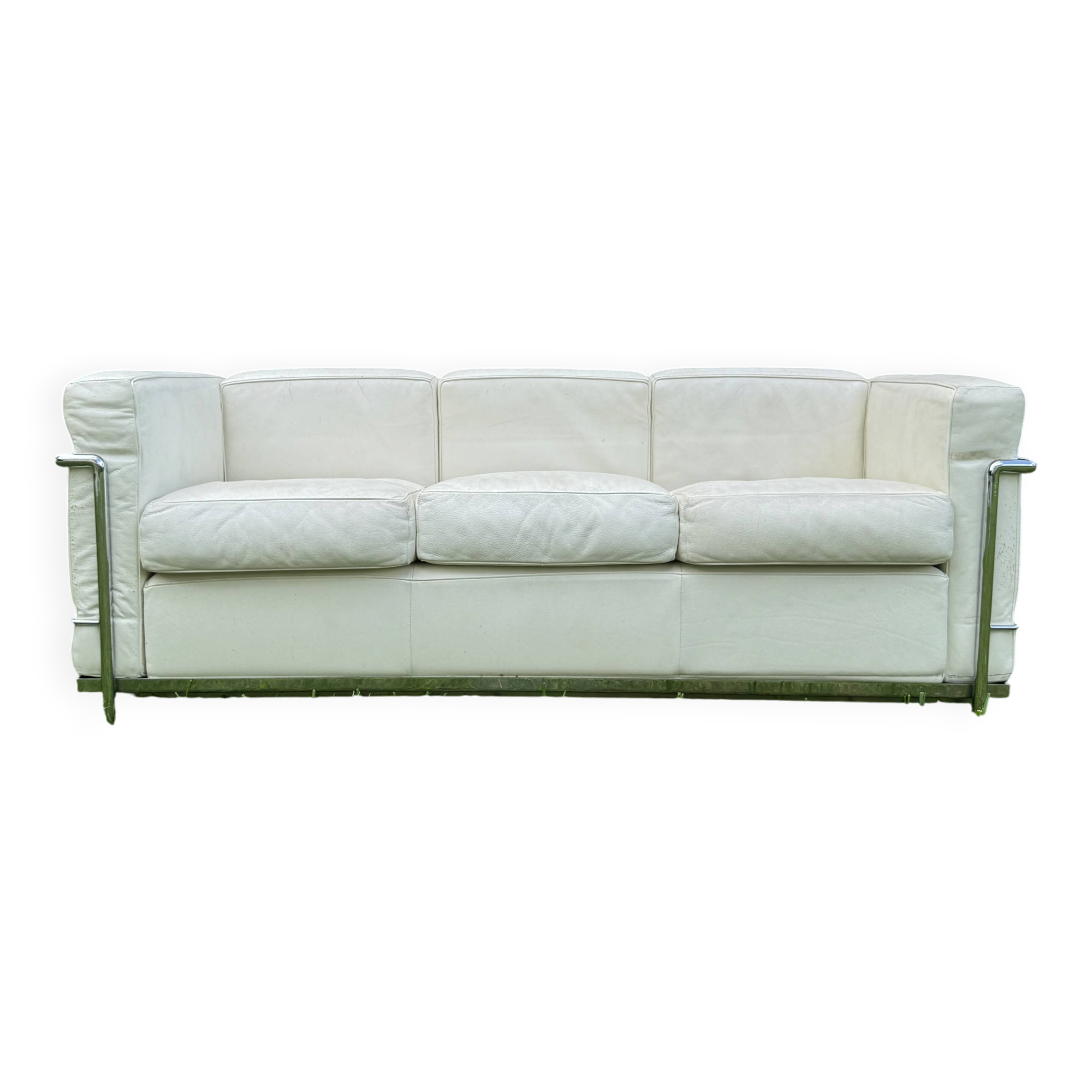 3-seater 'LC2' sofa by Le Corbusier, P. J, C. Perriand for Cassina