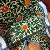 Pair of hand-painted Tunisian bedside tables or shelves