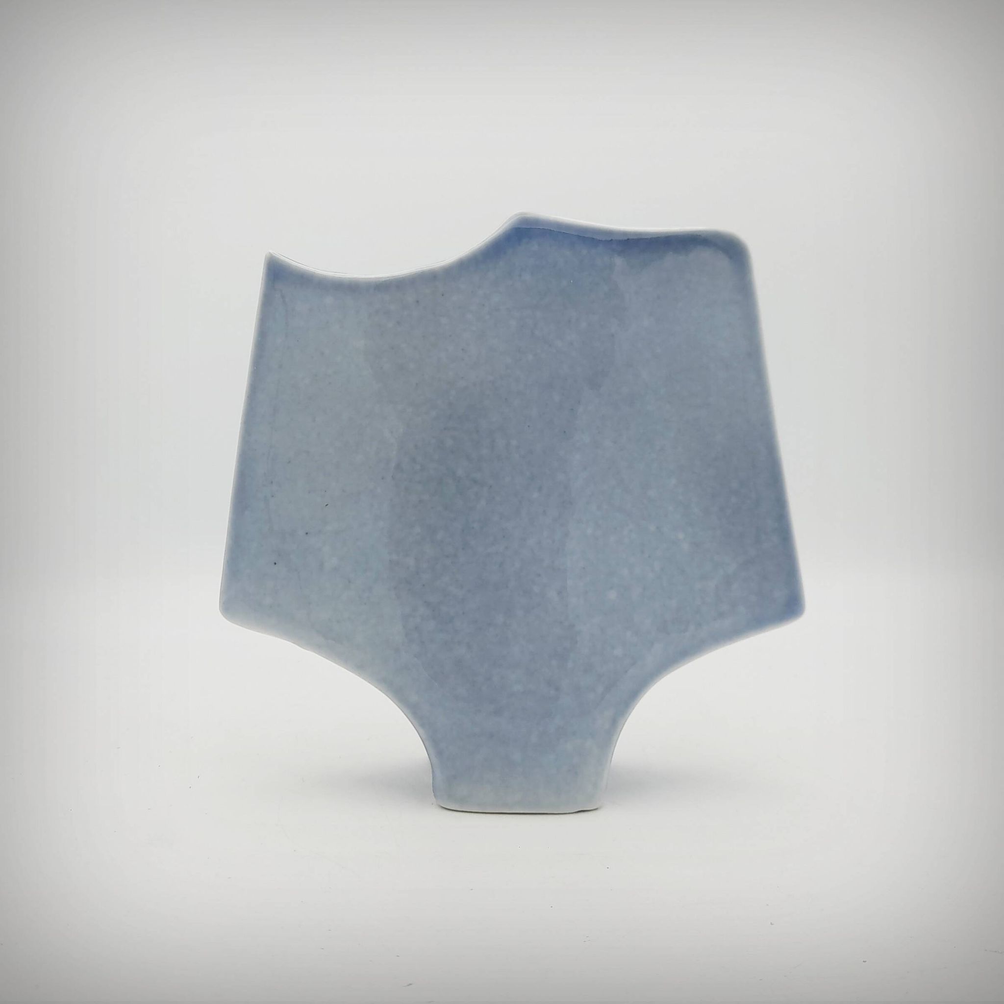Sculptural vase by Solange Garotte and Bernard Prigent for Virebent, 1975