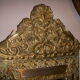 Antique mirror with glazing beads Napoleon lll 59x34cm