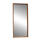 Miroir rectangulaire danois en teck des années 1960 par J. Holmer-Hansen