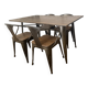 Table à manger et 4 chaises