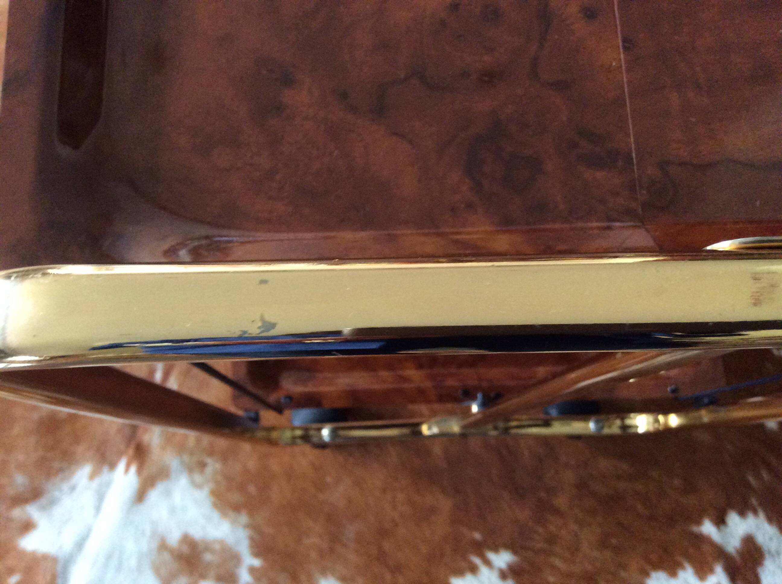 Folding rolling trolley