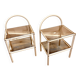 Paire de chevets vintage