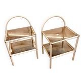 Paire de chevets vintage