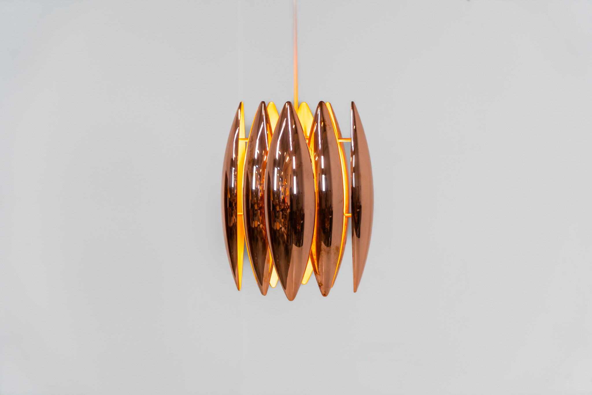 Copper “Kastor” pendant by Jo Hammerborg