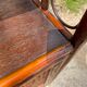 Shelves library in rattan and vintage cannage 70s