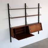 vintage wall system | teak | 1960s | Wébé