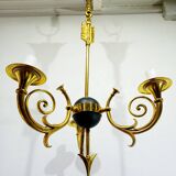 Lustre Empire Flèche 3 lumières Bronze