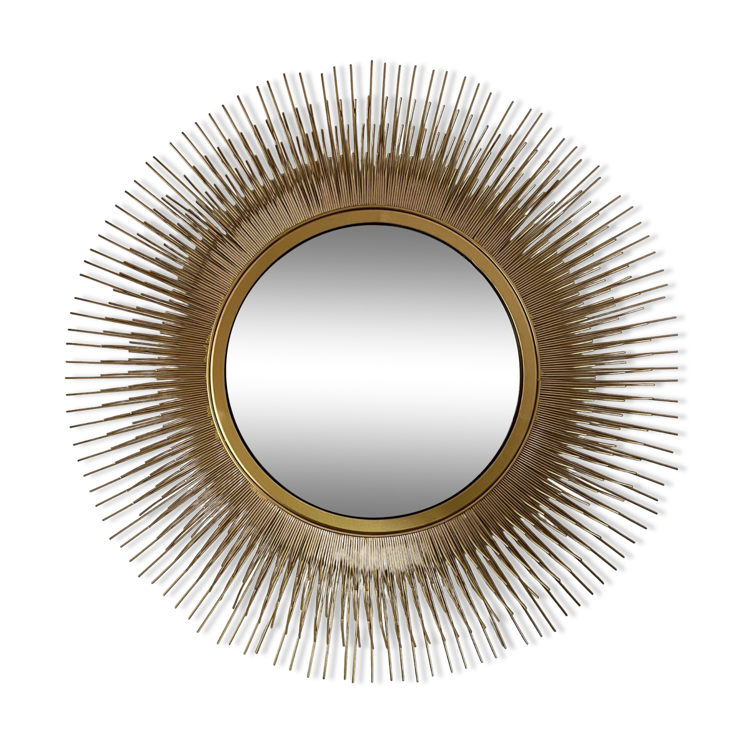 Witch's eye mirror in metal 58cm