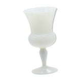 White opaline vase