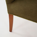 Armchair, teak construction, Scandinavian design of the 70s