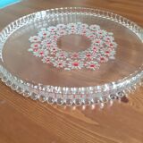 Plat à gâteau en verre