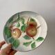 Trio of St Clement dessert plates in 19th century slip