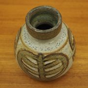 Ceramic vase, Danish design, 1970s, production: Soholm