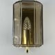 1960s/70s Wall Lamp Glashütte Limburg Germany Glass & Metal Age Design