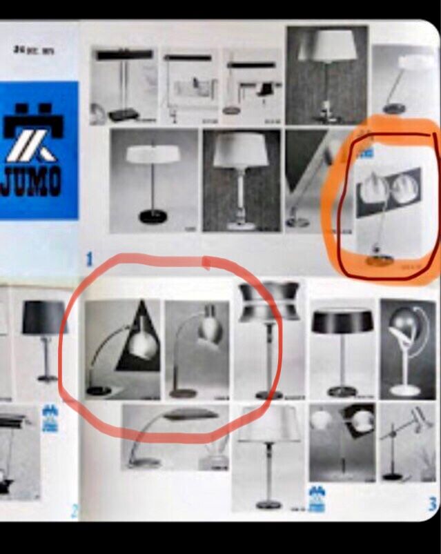 Eyeball Jumo 900 Design vintage indus workshop 60s