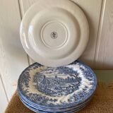 6 Churchill dinner plates