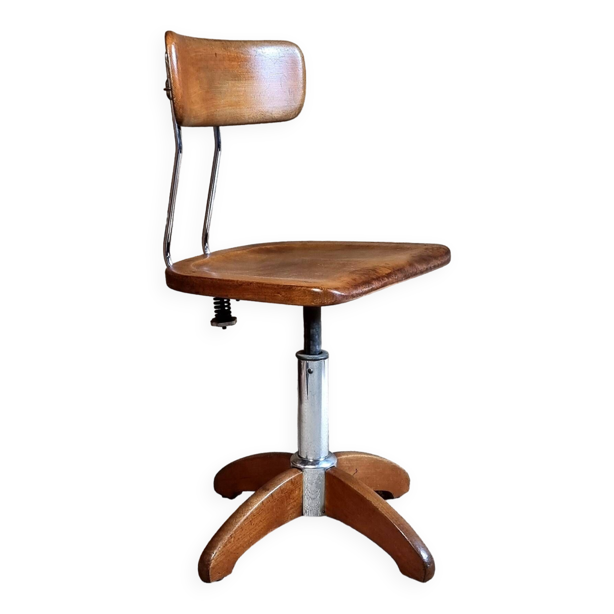 Swiss Stoll rotating office chair from the 60s