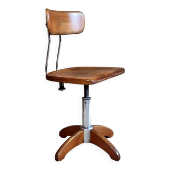 Swiss Stoll rotating office chair from the 60s