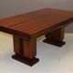 Art deco period dining table