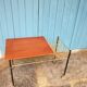 Table basse en laiton et bois