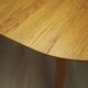 Table en frêne, design danois, années 1960, designer : Gunnar Falsig, fabricant : Holstebro Möbelfabrik