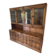 Ercol library cabinets storage England in elm