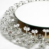 Mid Century Münchner Zier-Form flower mirror illuminated by Schöninger
