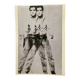 Pop art original vintage reissue poster by andy warhol “double elvis 1963”