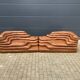 2x De Sede Terrazza DS-1025 (right & left element) Cognac