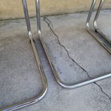 Set of 4 Marcel Breuer chairs model B32 in cane