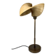 Table lamp in bronze and bamboo Dutch design