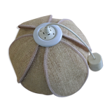 Suspension lotus flower pink gloved edges