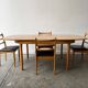 1960s Mid-Century dining table and dining chairs by Schreiber Furniture