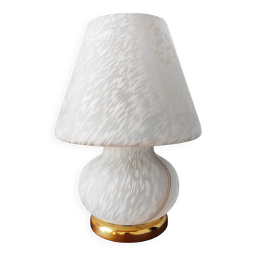 Vintage Murano glass mushroom lamp