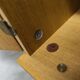 Scandinavian 3-door wardrobe in blond teak