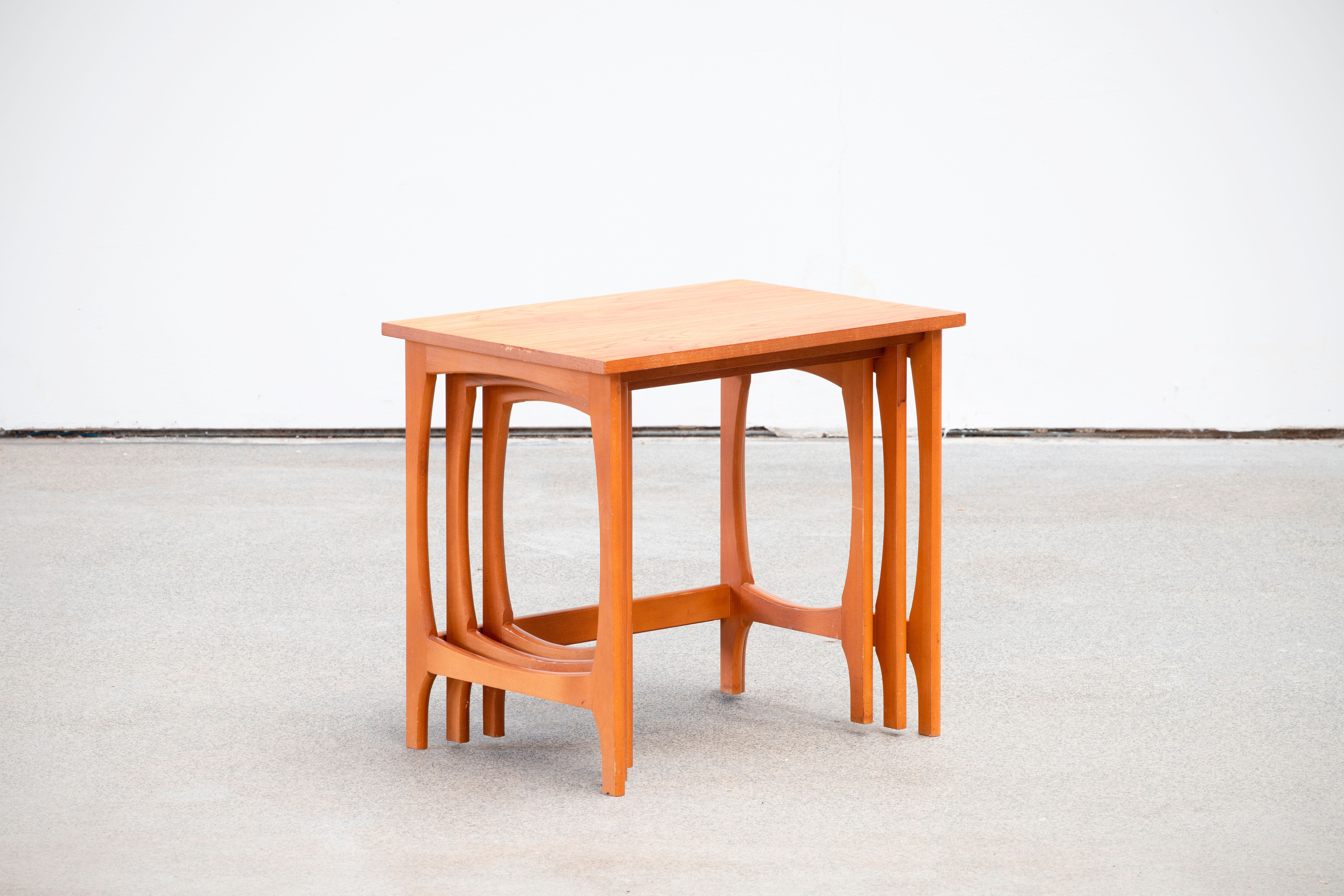 Tables basse gigogne (x3) scandinave vintage 1960