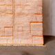 Orange wool rug 250cm x 150cm